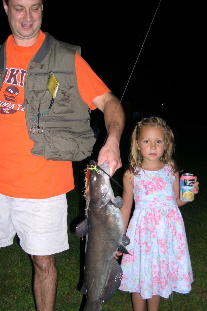 Fly Caught Channel Cat