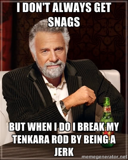 Don’t be a Jerk: Tenkara Rods, Hooksets, Snags, and&nbsp;Breakages